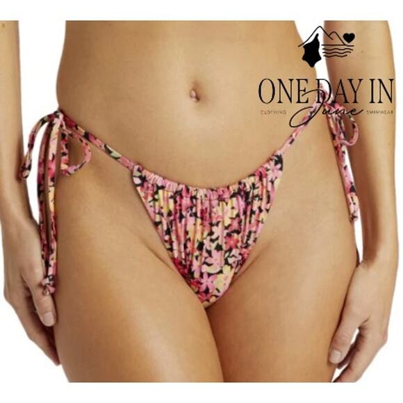 Billabong Love Army Bells Tie Side Bikini Bottom Size XXL - Picture 1 of 5